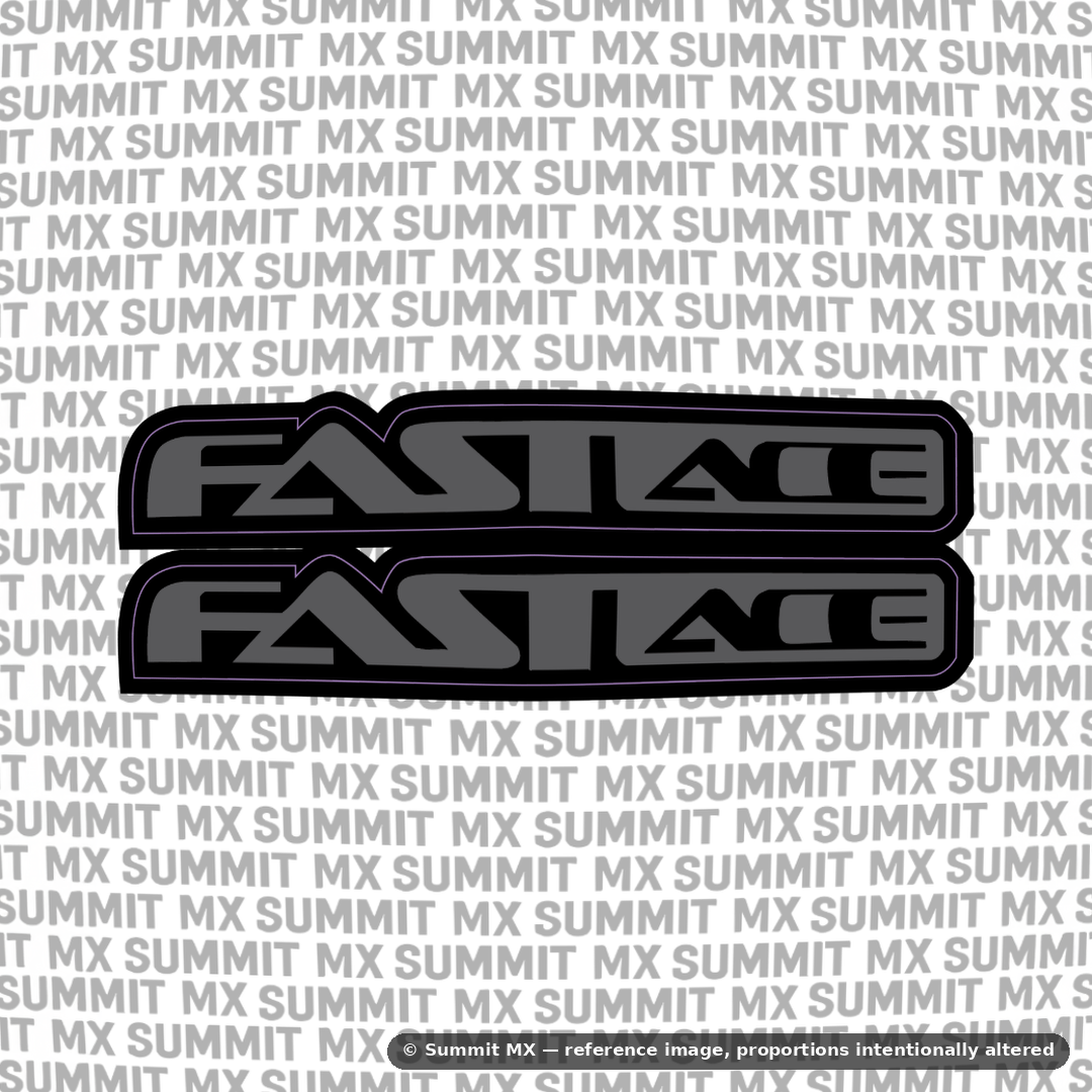 Fastace Fork Tube Decal (Without Fastace Icon)