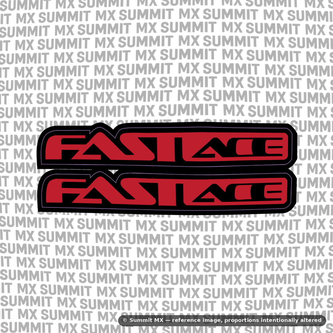Fastace Fork Tube Decal (Without Fastace Icon)
