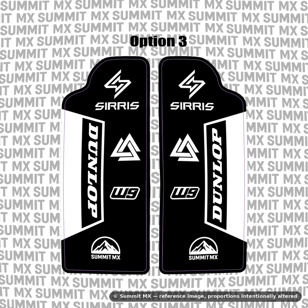 Sirris Fork Guard Decal